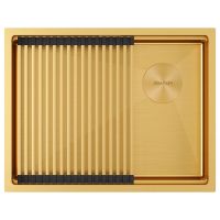 Мойка Paulmark Next-pro 58 uni PM705845-BG, брашированное золото