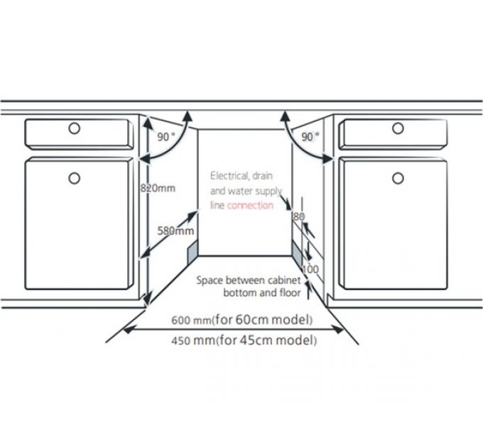 Посудомоечная машина De Dietrich DV301044J