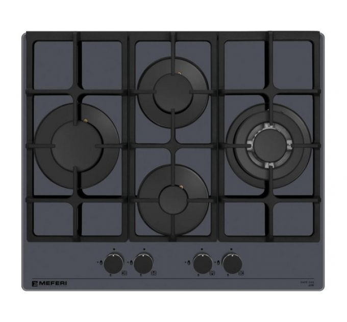 Варочная панель MEFERI MGH604GR GLASS ULTRA газовая