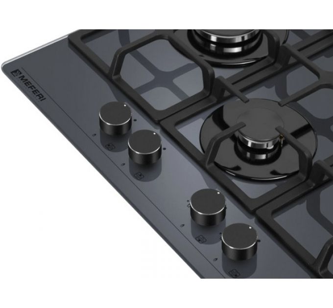 Варочная панель MEFERI MGH604GR GLASS ULTRA газовая