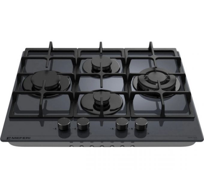 Варочная панель MEFERI MGH604GR GLASS ULTRA газовая