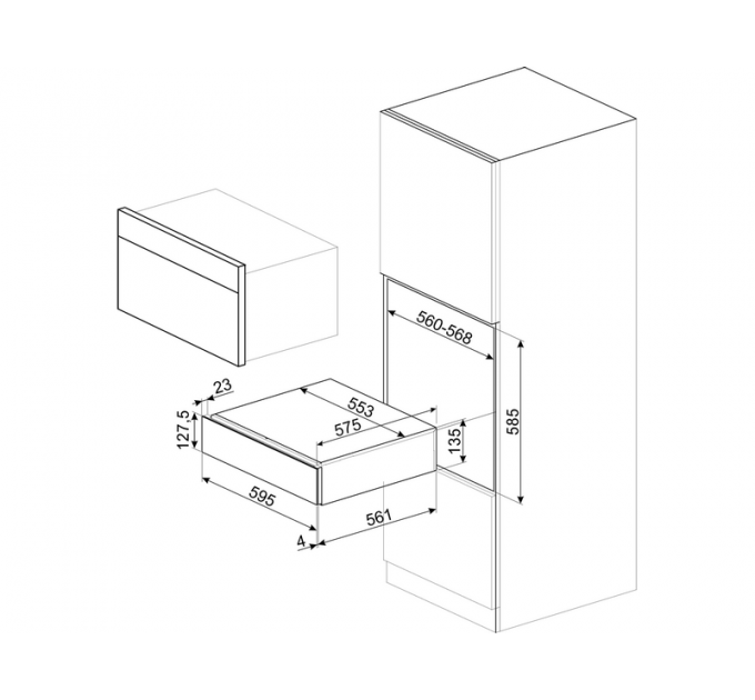 Вакууматор SMEG CPV615NR