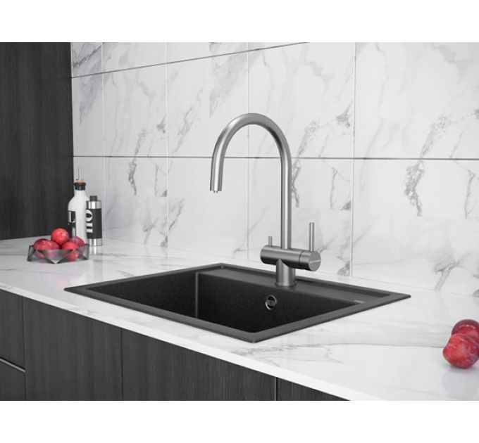 Смеситель Kuchenstern DRIM-F нержавеющая сталь