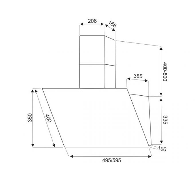 Вытяжка EXITEQ EX-1155 white