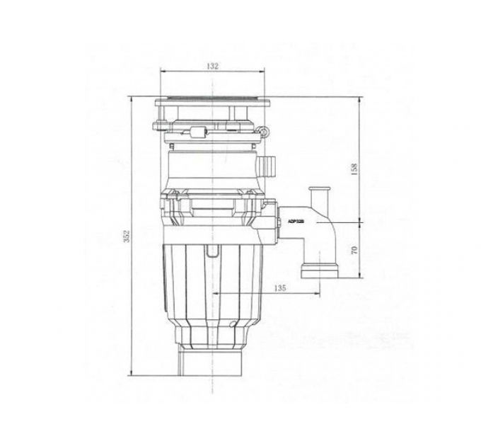 Измельчитель пищевых отходов BoneCrusher 610