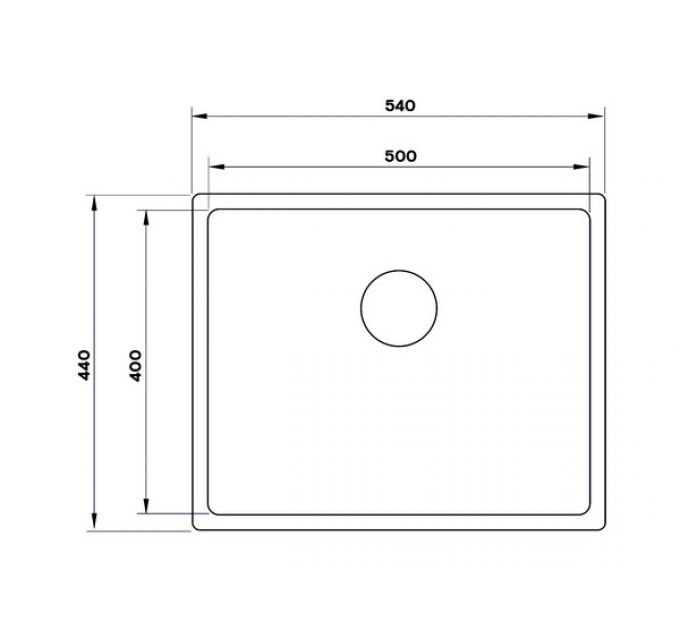 Мойка Longran Techno TEB500.400 -GT10P