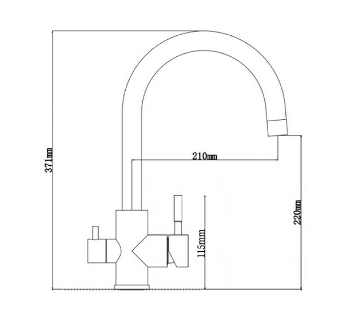 Смеситель Longran Techno LM2199 Gold Matt