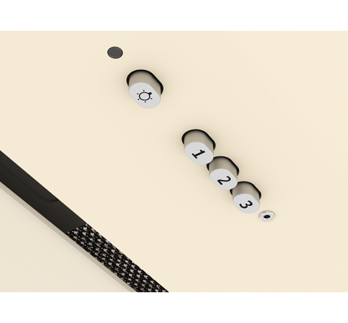 Вытяжка Elikor Cube 60П-1000-К3Д бежевый