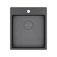 Мойка Kuchenstern WERK 45 вороненая сталь