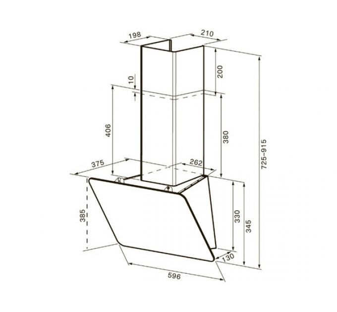 Вытяжка KRONA BELINDA 600 white SGC
