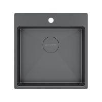 Мойка Kuchenstern WERK 50 вороненая сталь