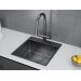 Мойка Kuchenstern WERK 50 вороненая сталь
