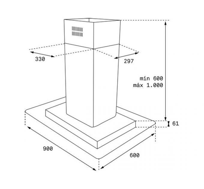 Вытяжка Teka DG3 ISLA 985 S (40485150)