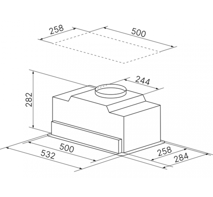 Вытяжка Kuppersbusch DEL 6550.0 W