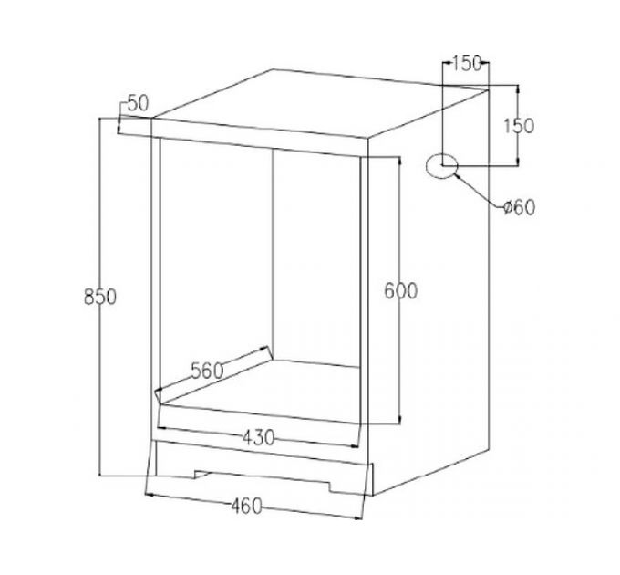 Духовой шкаф MEFERI MEO4511BK COMFORT PLUS