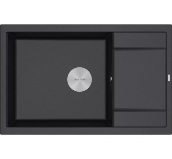 Мойка Paulmark Flugen 60 PM317850-BL, черный гранит