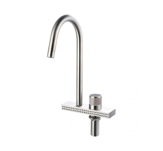 Смеситель Handmade SUS130-017F, нерж.сталь, с водопадом