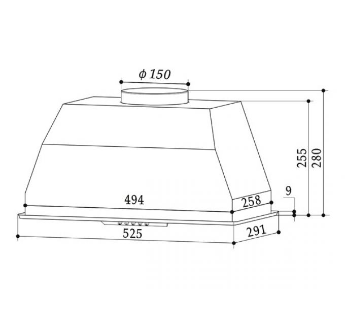Вытяжка EXITEQ EX-1266