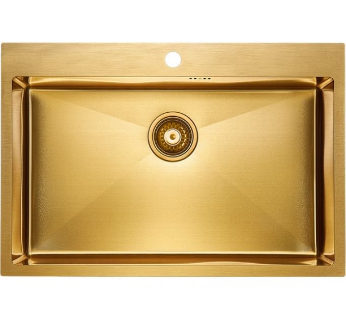 Мойка Paulmark Kroner 75 PM217551-BG, брашированное золото