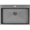 Мойка Paulmark Kroner 75 PM217551-GM, вороненая сталь