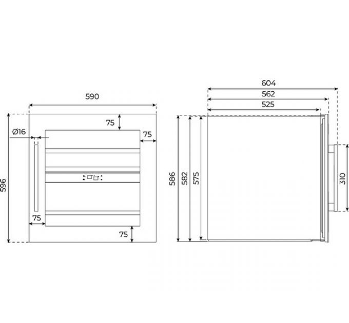 Винный шкаф TEKA RVI 20041 (113600010) встраиваемый