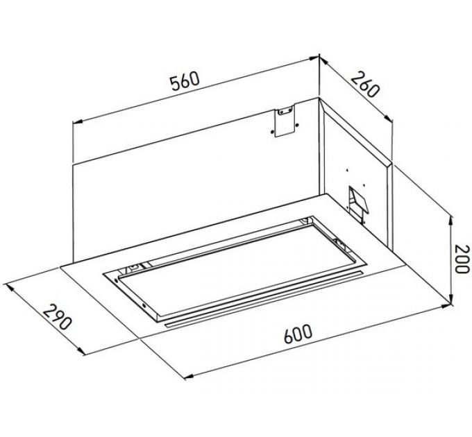 Вытяжка MEFERI SMARTBOX60WH GLASS POWER