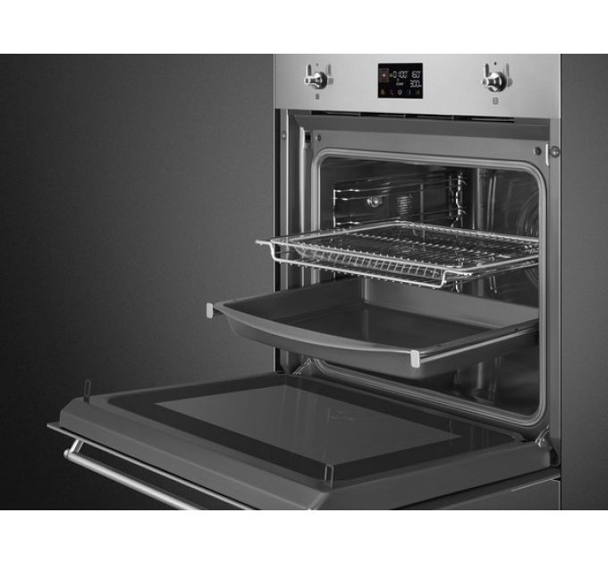 Духовой шкаф SMEG SO6302M2X с СВЧ