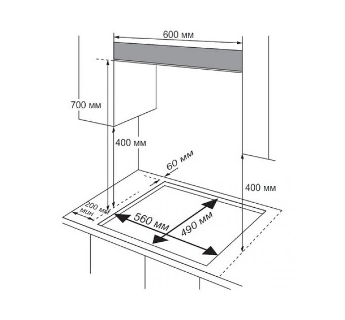 Варочная панель Midea MG647TRI-B газовая