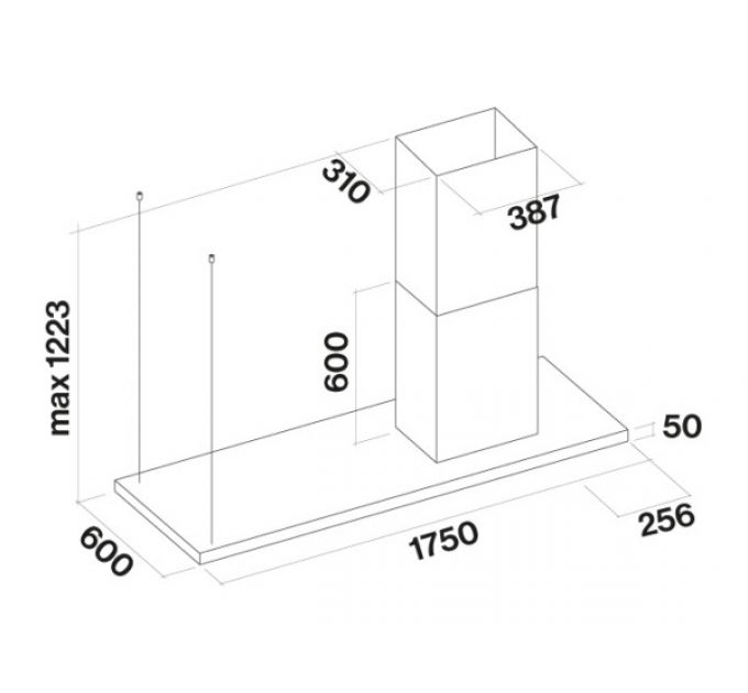 Вытяжка Falmec LUMEN ISOLA NRS 175 DX