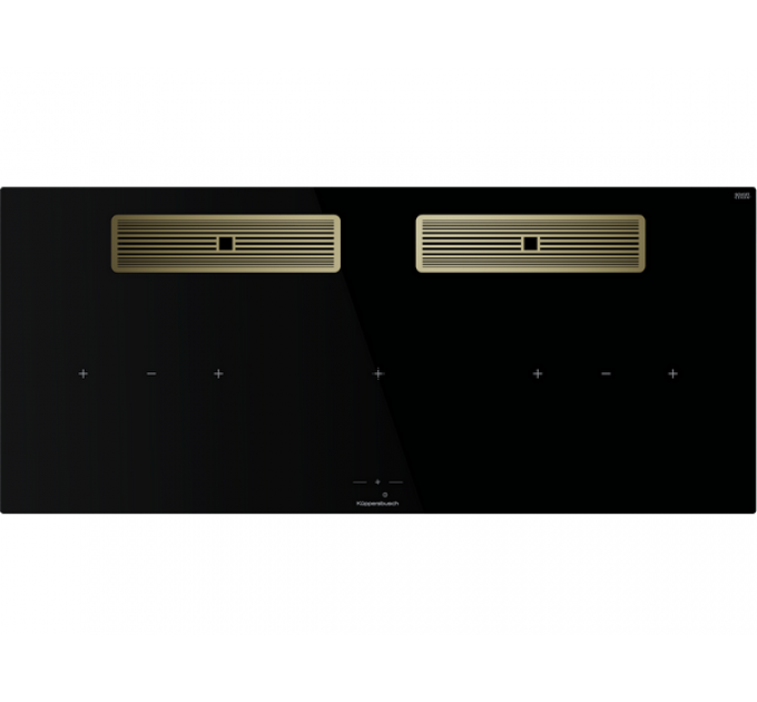 Варочная панель Kuppersbusch KMI 12850.0 SR-E Gold индукционная с вытяжкой