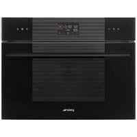 Духовой шкаф SMEG SO4102M1B3 компактный с СВЧ