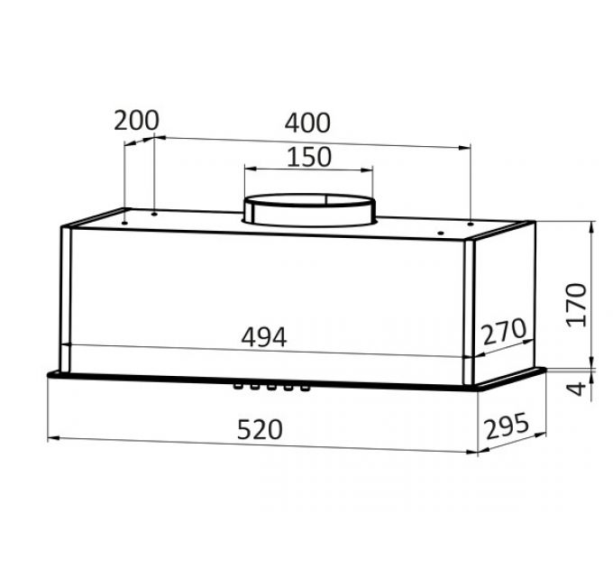 Вытяжка EXITEQ EX-1246 black