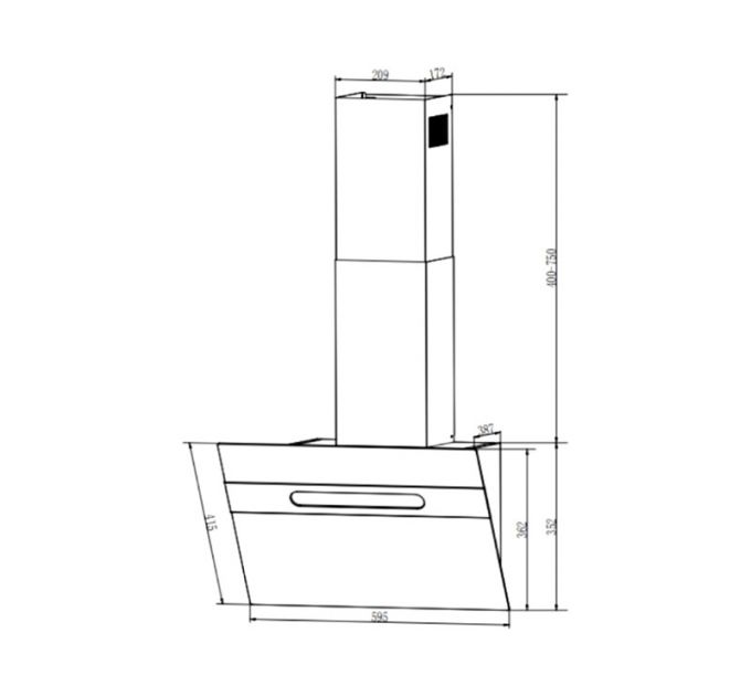 Вытяжка Franke STERLING BK 60 (330.0702.955)