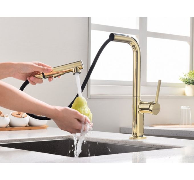 Смеситель Paulmark Neo Ne214419-G, золото