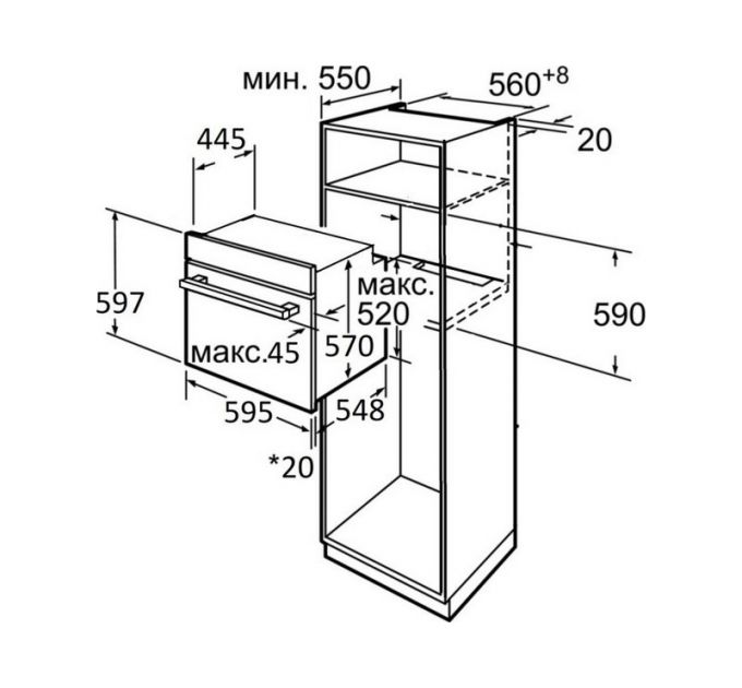 Духовой шкаф Jacky's JO EI7518