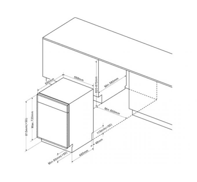 Посудомоечная машина De Dietrich DVC1434J2