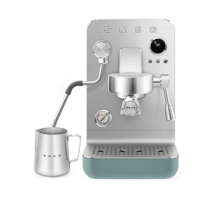 Кофемашина рожковая эспрессо SMEG EMC02EGMEU изумрудно-зеленый матовый
