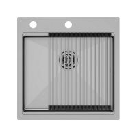 Мойка Paulmark Kroner-pro 51 PM705151-BS, брашированная нерж. сталь