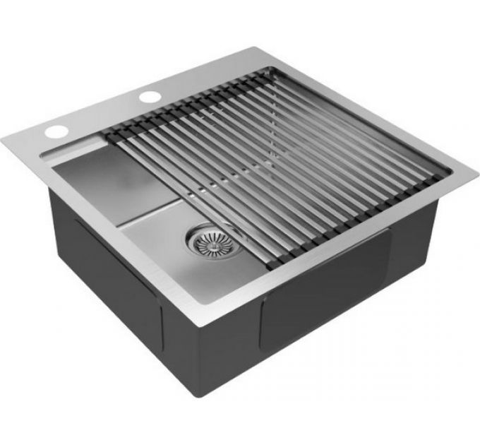 Мойка Paulmark Kroner-pro 51 PM705151-BS, брашированная нерж. сталь