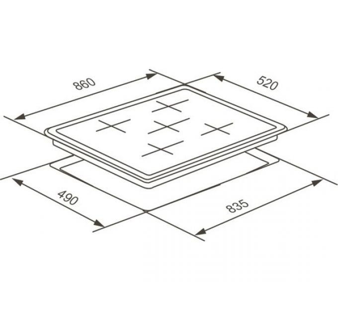 Варочная панель MEFERI MIH905BK ULTRA индукционная