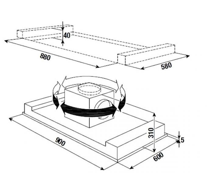 Вытяжка Kuppersbusch DDL 9830.0 W