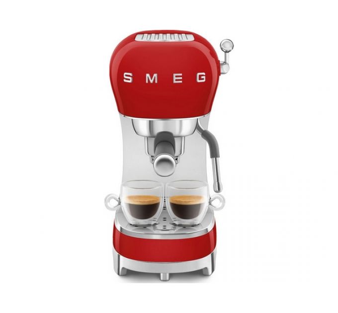 Кофемашина-эспрессо SMEG ECF02RDEU красный
