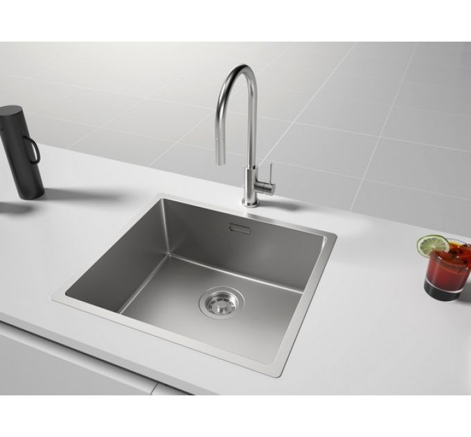 Мойка Paulmark Lassan 49 uni LA49-BS, брашированная нерж. сталь