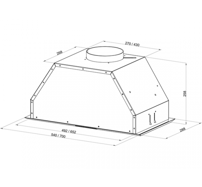 Вытяжка Kuppersberg INTRO 60 Black