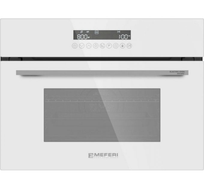 Духовой шкаф MEFERI MEO608WH MICROWAVE компактный с СВЧ