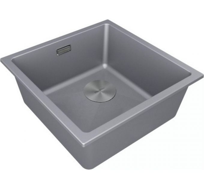 Мойка Paulmark Lumi 45uni-skew LU45SK-GRM, серый металлик