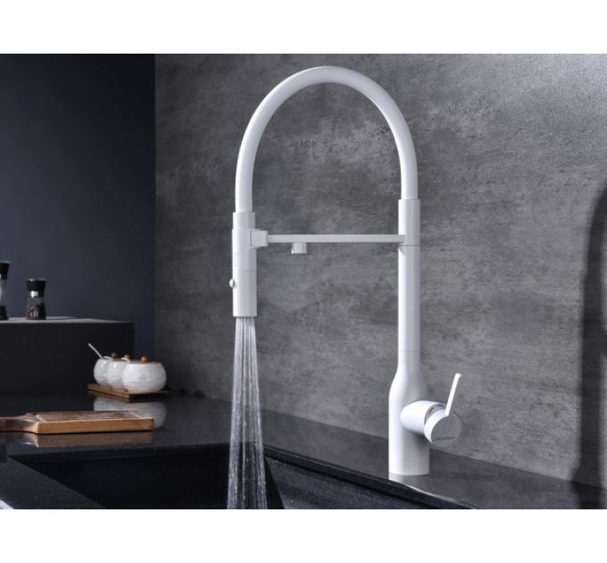 Смеситель Paulmark Magneto One Ma213188-WH, белый