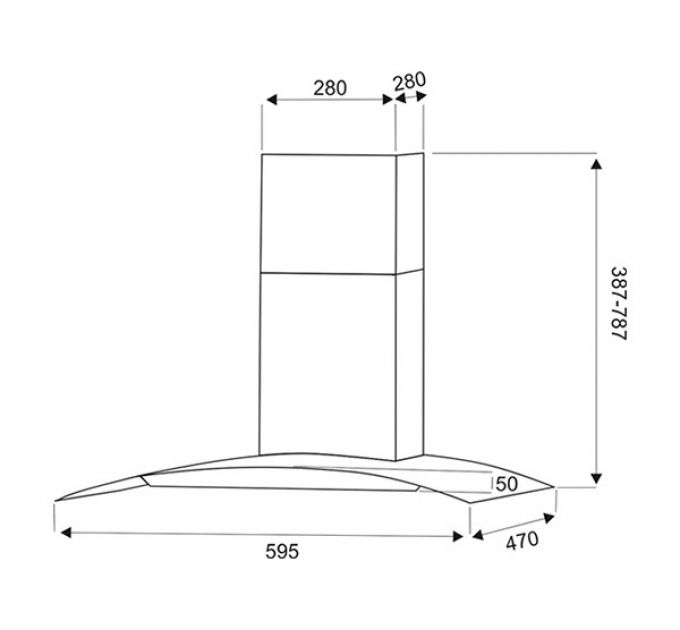 Вытяжка EXITEQ EX-1036 sensor inox