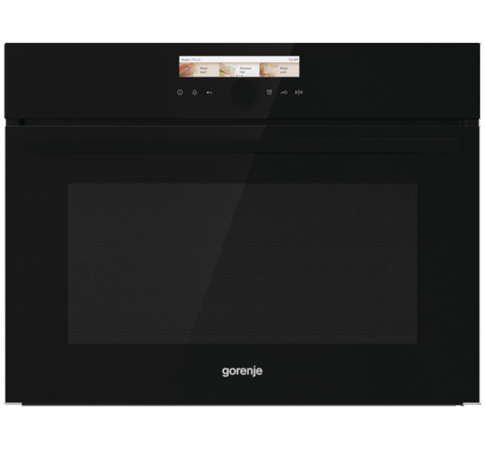 Духовой шкаф Gorenje BCM598S17BG компактный с СВЧ