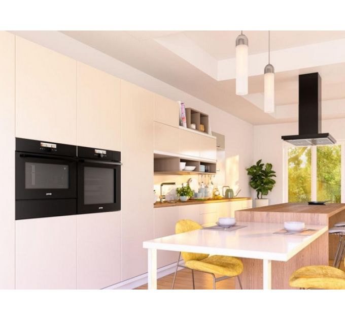 Духовой шкаф Gorenje BCM598S17BG компактный с СВЧ